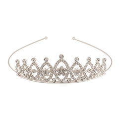 Rhinestone Crown Princess Headband for Wedding Prom Party