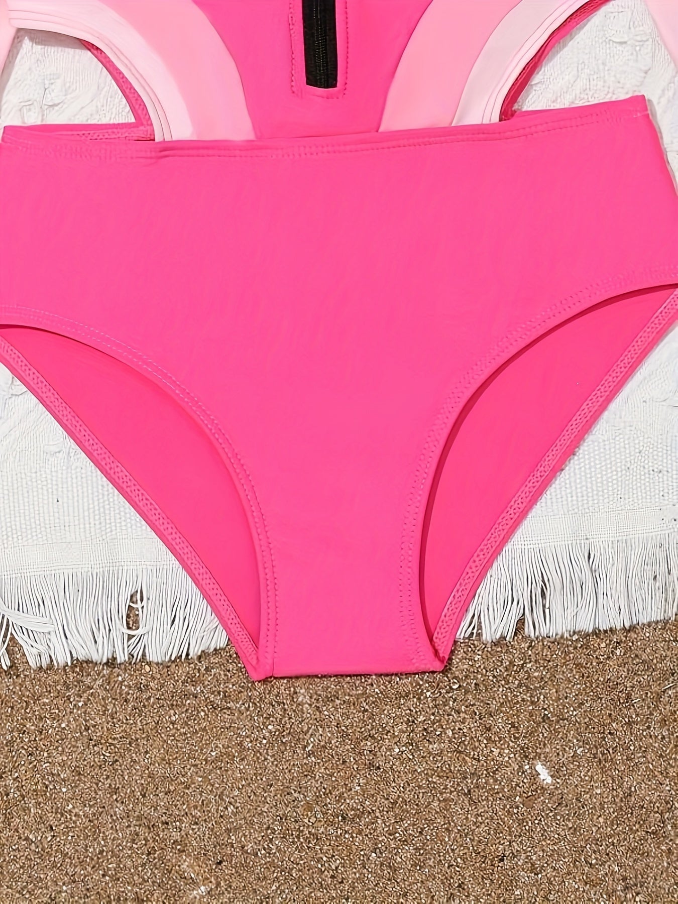 Girls Sun Protection 1pc Swimsuit Surfing Beach Vacation