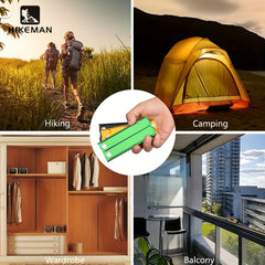 Aluminum Alloy Folding Hanger Non Slip Portable for Camping & Hiking