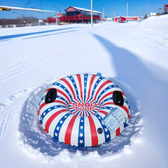 Thickened PVC Inflatable Skiing Ring Cold Resistant Outdoor Snowboard Cushion