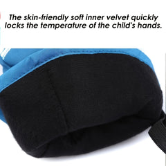 Winter Kids Waterproof Thick Warm Gloves for Outdoor Activities