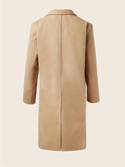 Men's Retro Trench Coat Single Breasted Overcoat