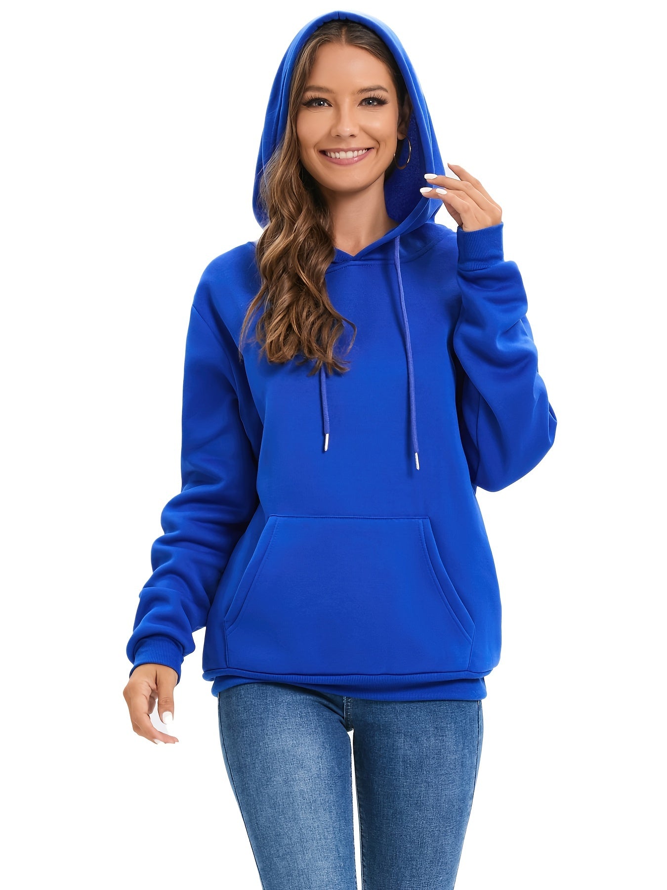 Drawstring Hoodie Long Sleeve Sweatshirt