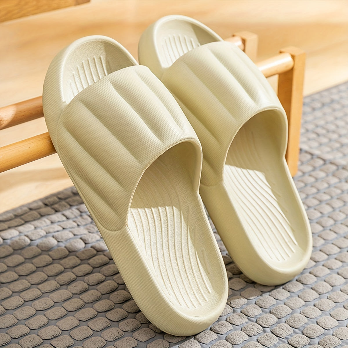 Men's Quick Drying Non Slip Slides for Indoor & Outdoor