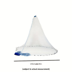 Hand Throwing Net with Fishing Line Accessories