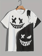 Men's Summer Graphic Tee - Comfy & Stretchy