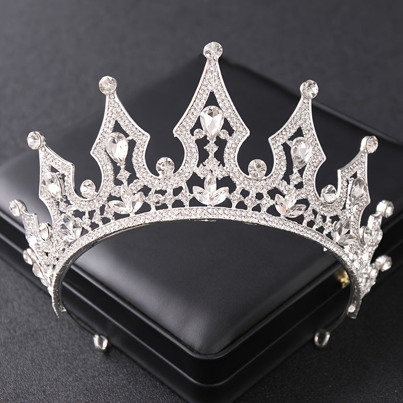 Crystal Queen Crown Headband Wedding Tiara Hair Accessories