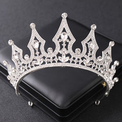 Crystal Queen Crown Headband Wedding Tiara Hair Accessories