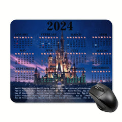 Personalized Castle Non-slip Mouse Pad Chinese Style 9.5x7.8 inches