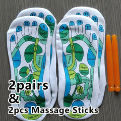 Acupressure Socks & Massage Stick Set