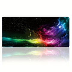 Non-slip Wide Large Mouse Pad and Keyboard Pad Starry Sky