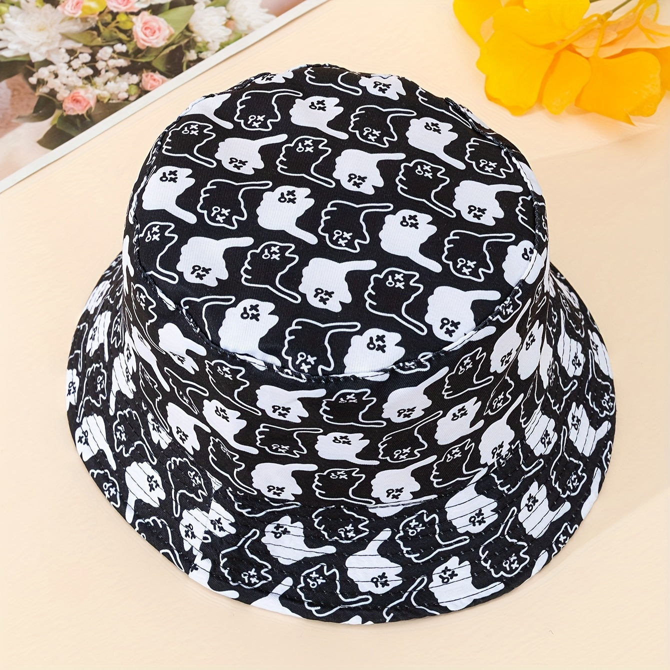 Animal Printed Bucket Hat Lightweight Sun Hat