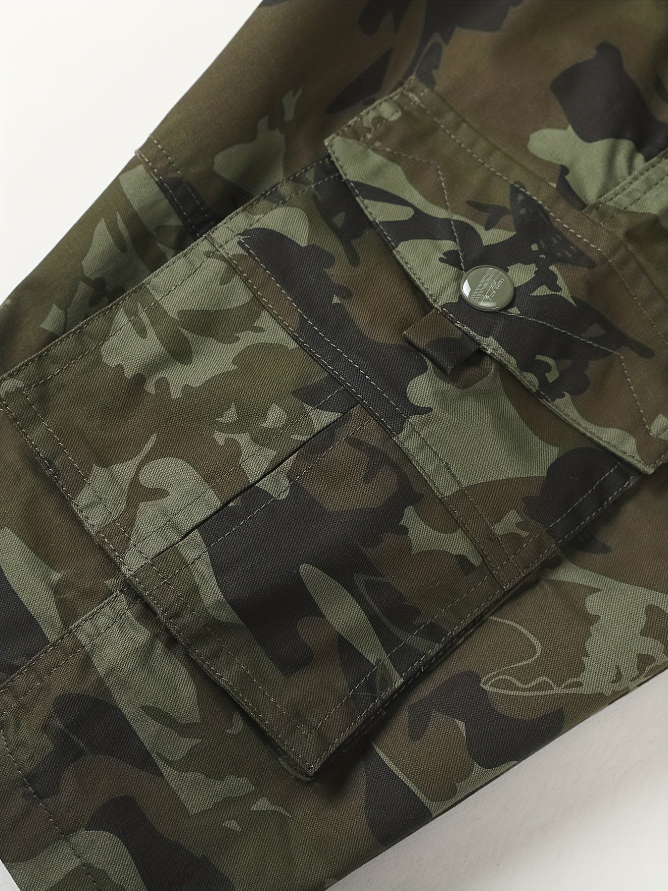 Men's Camo Cargo Shorts Military Style Casual Shorts