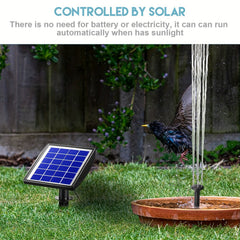 Solar Fountain Pump 2.0W for Pond Fountain Bird Bath Garden