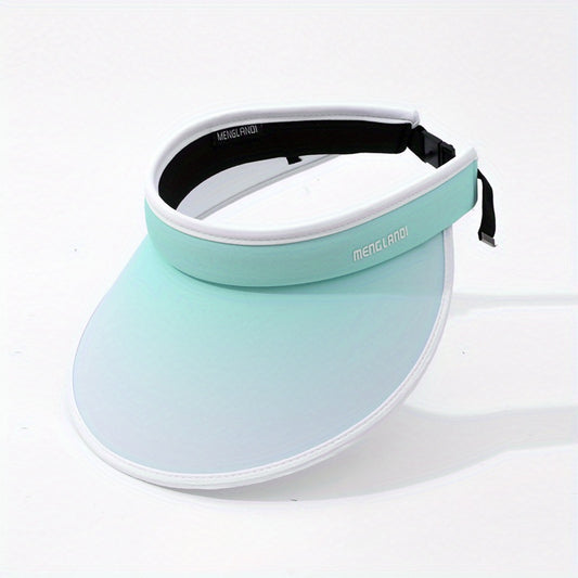 Girls Gradient Visor Wide Brim Sun Hats for Summer