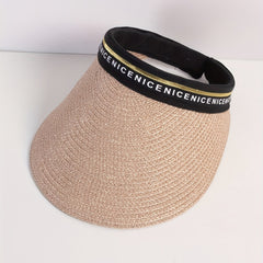 Solid Casual Visor Hat UV Protection Sun Hat