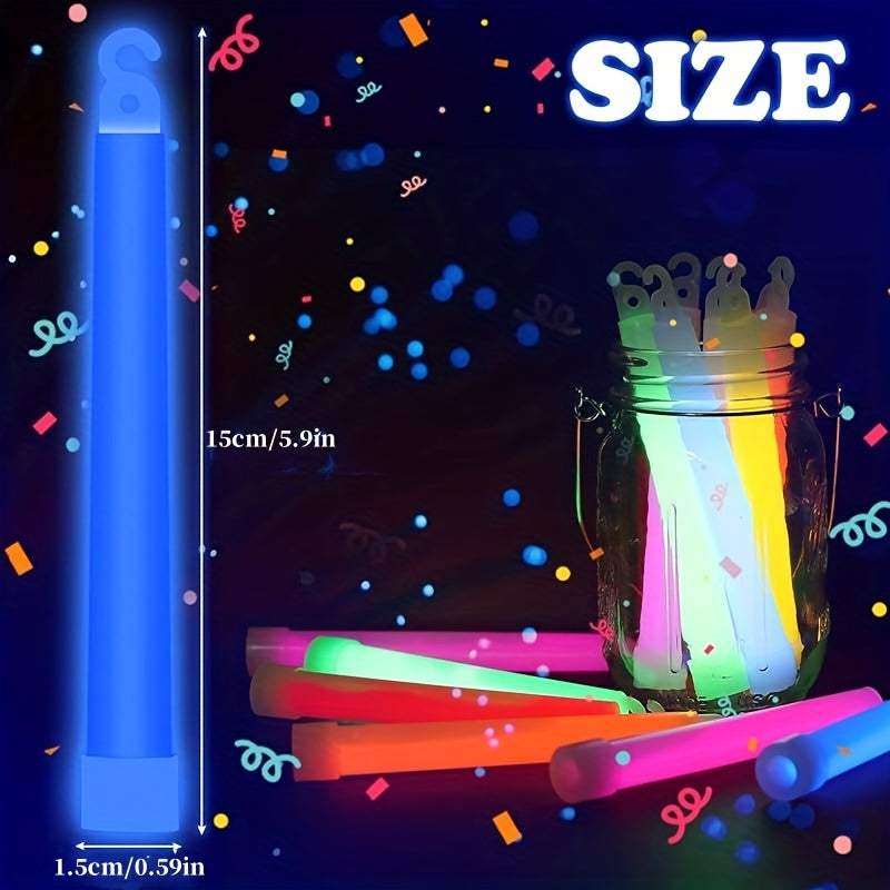 8pcs Fluorescent Sticks Emergency Lights Party Supplies 15 6in Neon Light