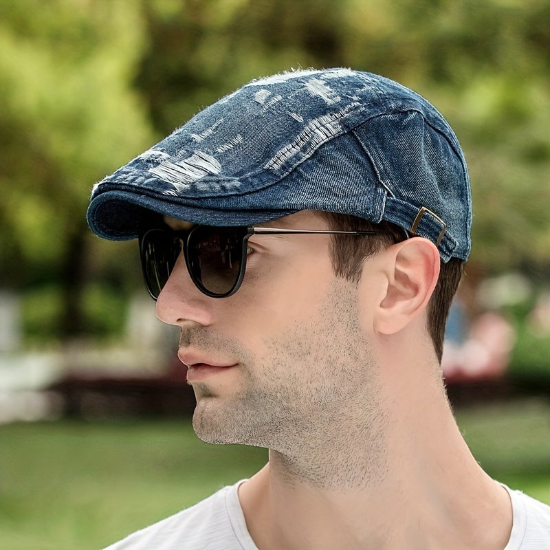 Old Duck Hat Short Brim Cowboy Beret Female Outdoor Summer Sun Shade Hat
