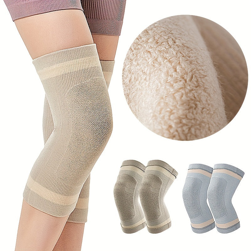 Thickened Warm Knee Pads Knee Joint Windshield Cold Protection Sleeves