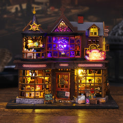 MAOMIYU Vintage Magic Treasure House DIY Wooden Model Kit 3D Puzzle