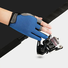 Unisex Fishing Gloves Breathable Anti Slip Wear Resistant