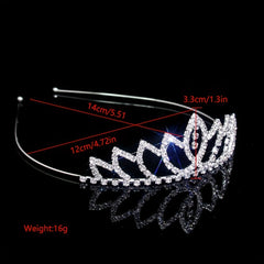 Rhinestone Headband Queen Crown Tiara Head Jewelry