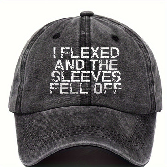 Printed Baseball Cap Adjustable Vintage Dad Hat Outdoor Sun Hat Fishing