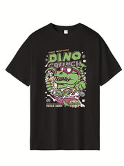 Men's Cartoon Print T Shirt Active Casual Comfy Tee
