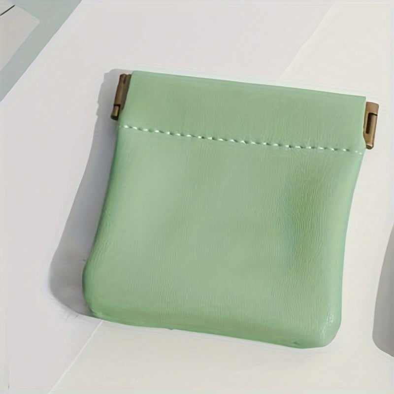 Multifunctional Cosmetic Bag with Self Closing Squeeze Top