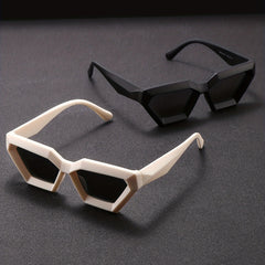 Men's Polygon Frame Couple Sunglasses Futuristic Sense