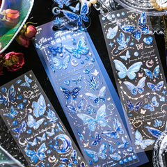Embossed Gilding PVC Sticker Scrapbooking DIY Material