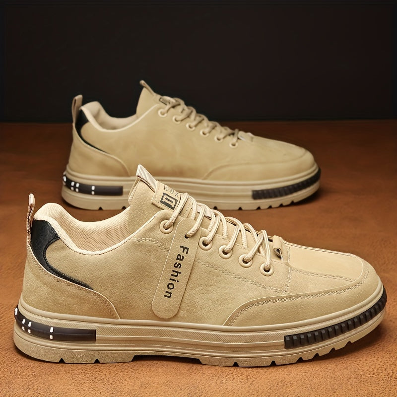 Men's Lace Up Sneakers for Outdoor Hiking - Comfortable & Breathable