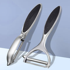 2pcs Stainless Steel Fruit and Vegetable Peelers with Non Slip Handle