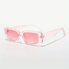 Y2K Rectangle Sunglasses Candy Summer Beach UV400 Sun Shades
