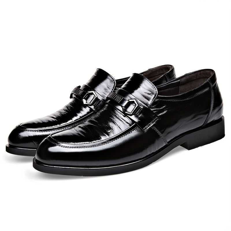 Men's Leather Oxford Shoes Non Slip Dress Shoes For Business