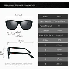 FRROS Polarized Sunglasses For Men And Women F001