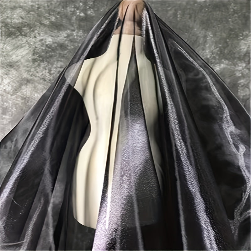 Wide Water Gloss Yarn Glitter Organza Fabric for Wedding Dress