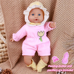 13" Reborn Baby Doll Lifelike with Outfit Sets and Accessories