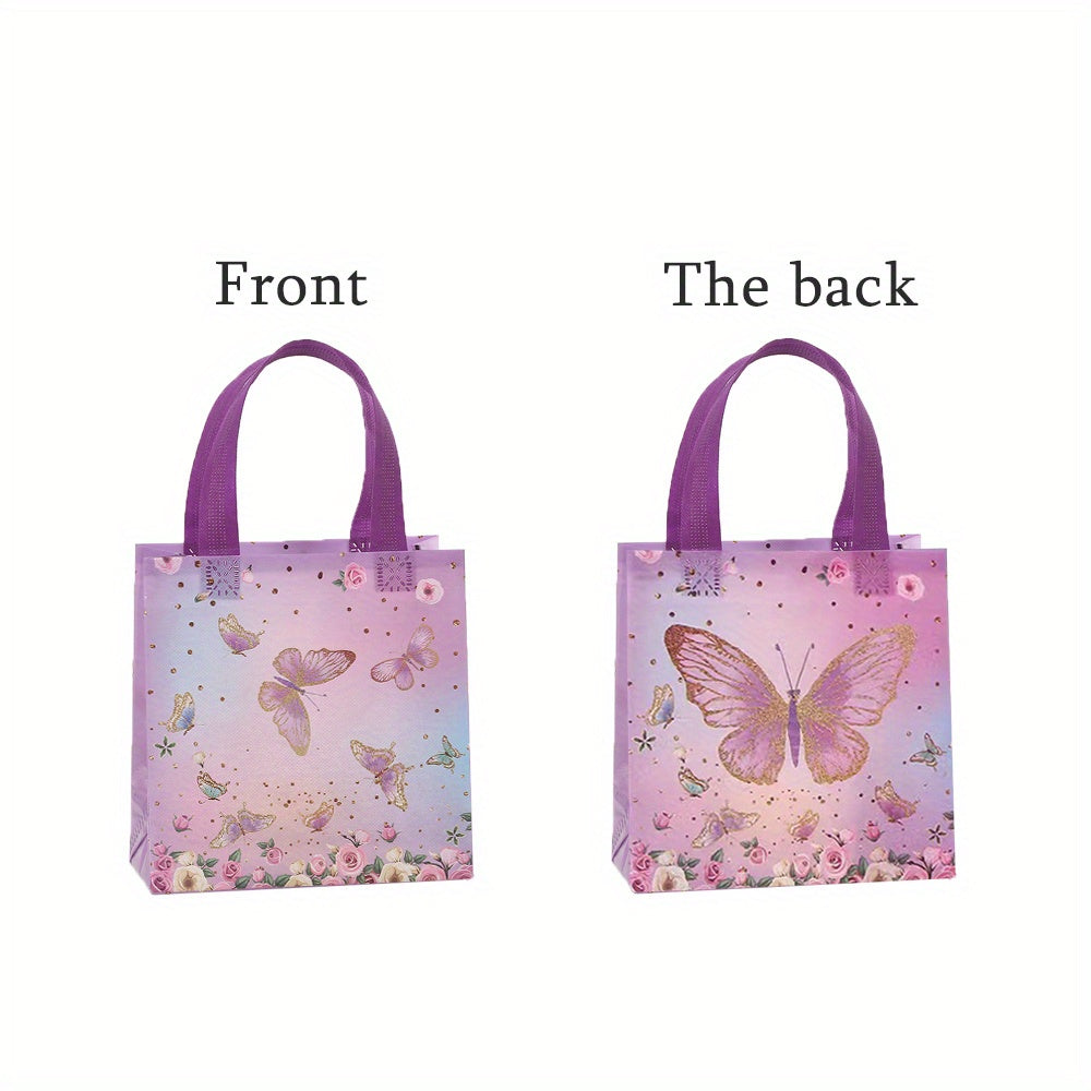 Butterfly Pattern Gift Packaging Bag Wedding Birthday Wrapping