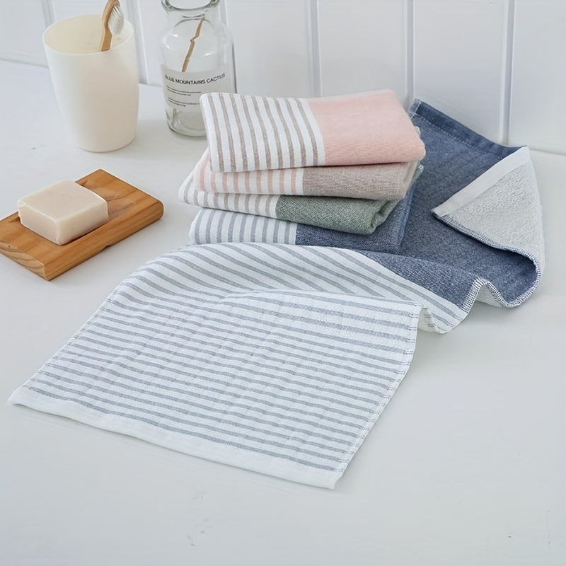 Soft Striped Baby Face Towel Cotton Towel Skin-Friendly Child