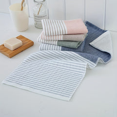 Soft Striped Baby Face Towel Cotton Towel Skin-Friendly Child