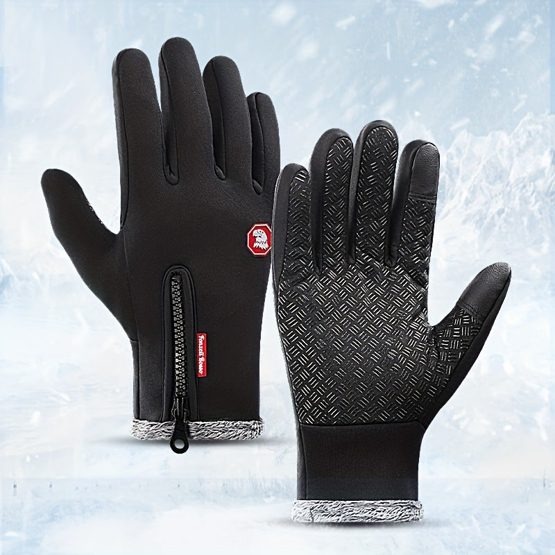 Winter Touch Screen Cycling Gloves Windproof Thick Outdoor Sports Glove