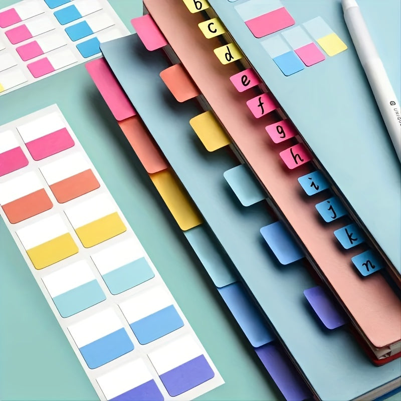 Colorful Index Label Stickers - Writable Classification Adhesive