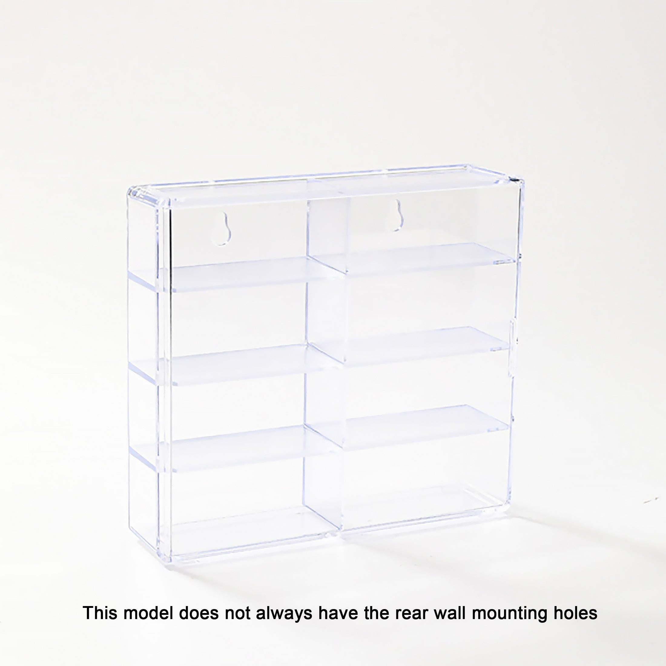 Car Model Storage Box Stackable Wall Mountable Display Rack Clear Grey