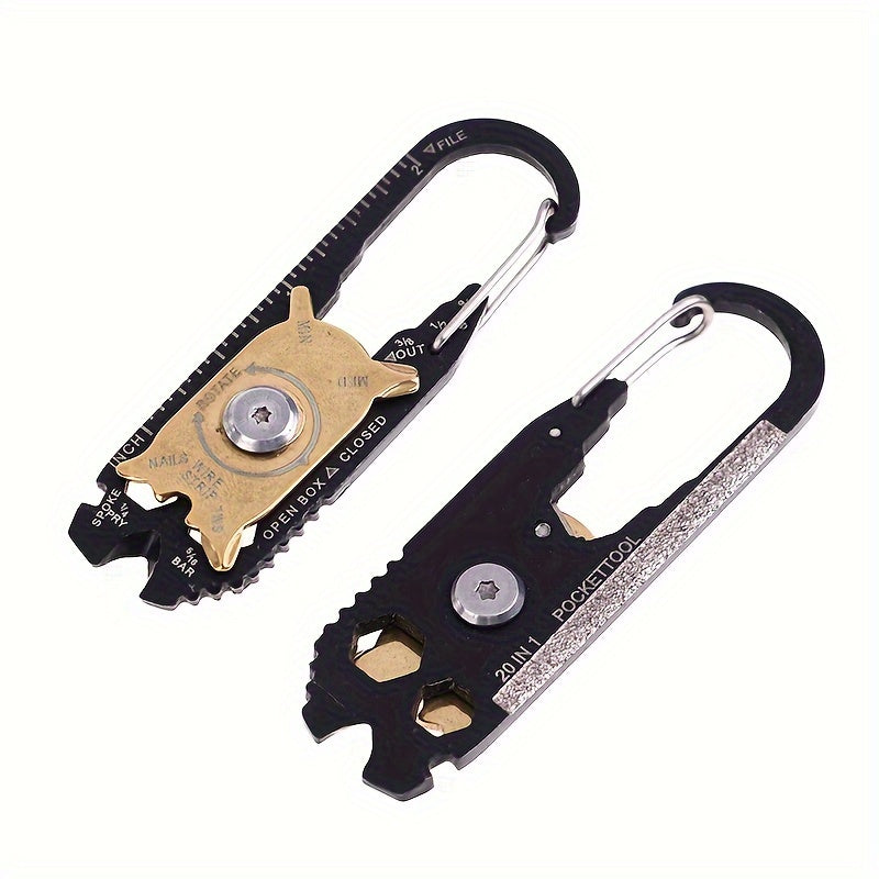 Portable Keychain Buckle Tool for Outdoor Camping Hiking