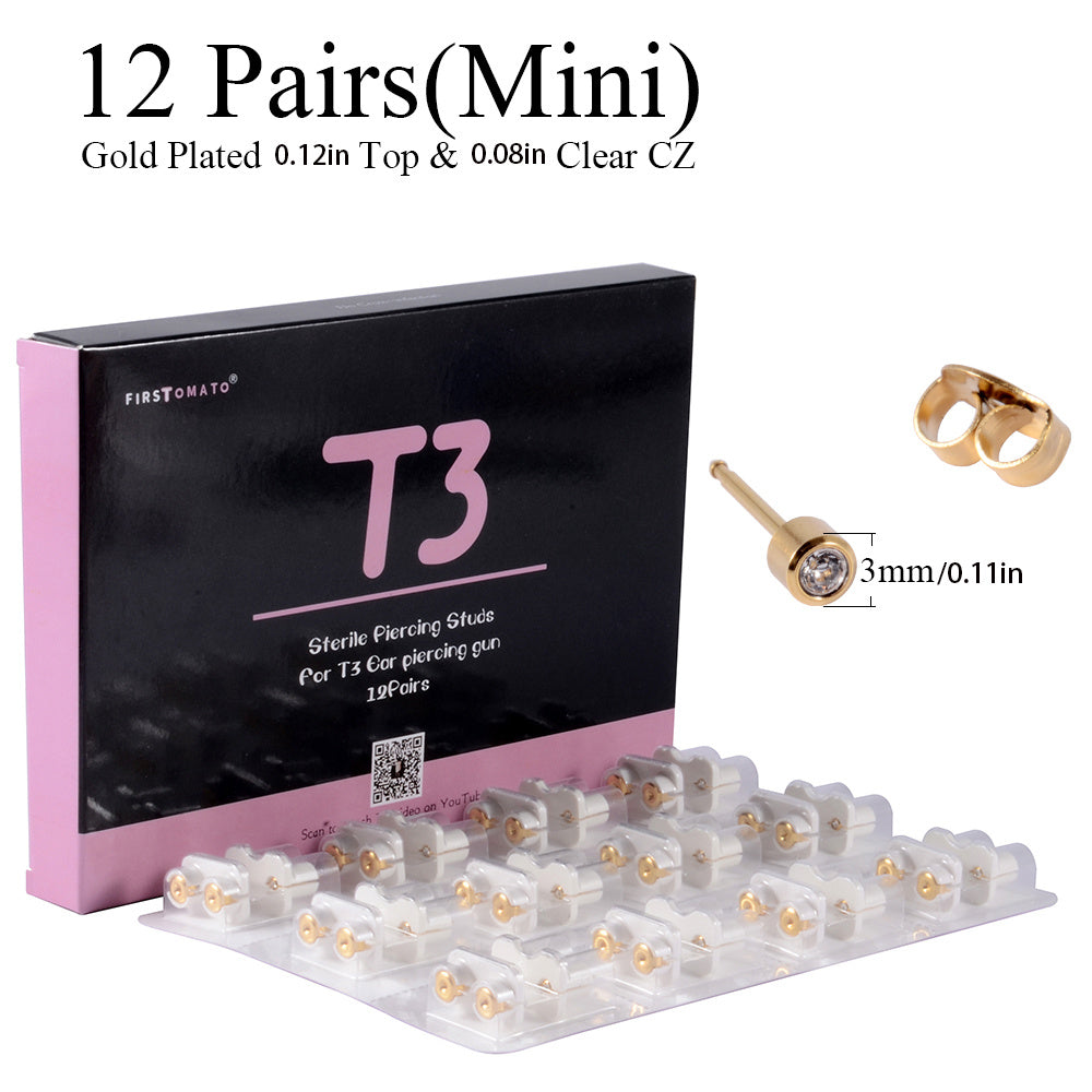 Self Ear Piercing Gun Safe and Sterile Kit for Salon and Home Piercing