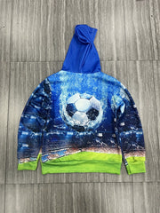 Kids Football Print Sweatshirt Hoodie