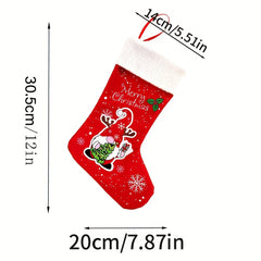 Christmas Stockings Gift Bag Santa Gift Stockings Mantelpiece Stockings