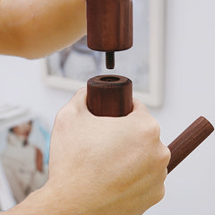 Wooden Coat Rack Floor standing Bedroom Vertical Coat Rack