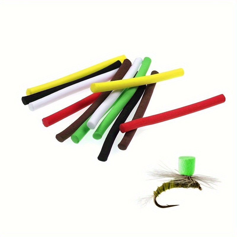 12pcs Dry Fly Parachute Foam for Fly Hooks Fishing Tackle